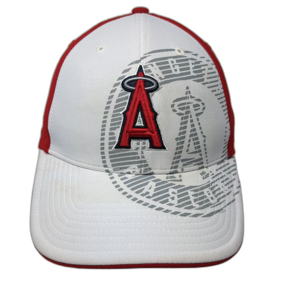'47 Brand MLB Los Angeles Angels Baseball Cap White Red One Size Adjustable Hat
